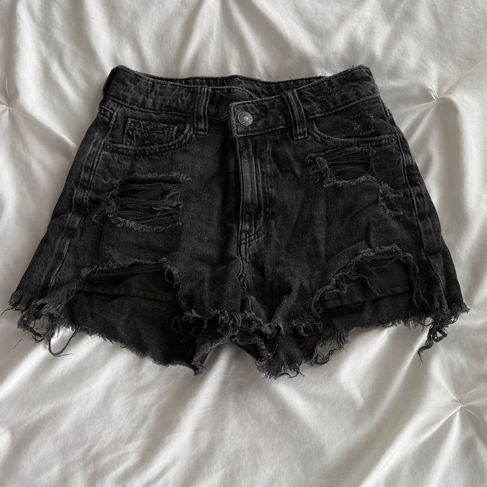 Black Jean shorts- American Eagle